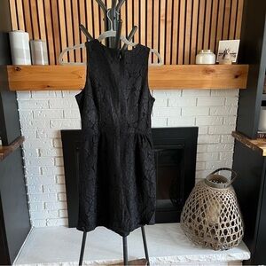 NWOT J. Crew Black Lace Cocktail Dress